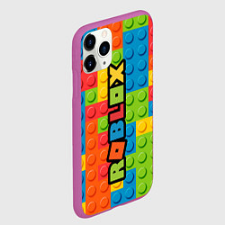 Чехол iPhone 11 Pro матовый Roblox Games, цвет: 3D-фиолетовый — фото 2