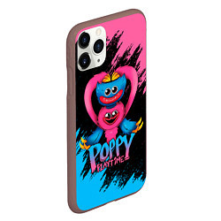 Чехол iPhone 11 Pro матовый GAME POPPY PLAYTIME HAGGY WAGGY AND KISSY MISSY, цвет: 3D-коричневый — фото 2