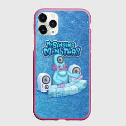 Чехол iPhone 11 Pro матовый My singing monsters ДИДЖ Deedge, цвет: 3D-малиновый