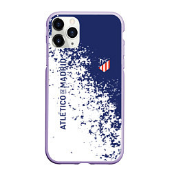 Чехол iPhone 11 Pro матовый Atletico madrid football sport, цвет: 3D-светло-сиреневый