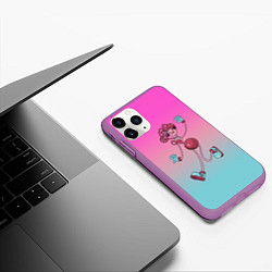 Чехол iPhone 11 Pro матовый Мама длинные ноги: Poppy Playtime, цвет: 3D-фиолетовый — фото 2