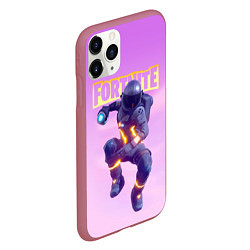 Чехол iPhone 11 Pro матовый Fortnite Battle Royale Dark Voyager Астронавт в чё, цвет: 3D-малиновый — фото 2