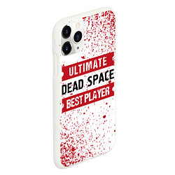 Чехол iPhone 11 Pro матовый Dead Space: красные таблички Best Player и Ultimat, цвет: 3D-белый — фото 2
