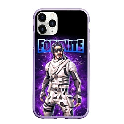 Чехол iPhone 11 Pro матовый Fortnite Absolute Zero Hero Реально кульный чувак, цвет: 3D-светло-сиреневый