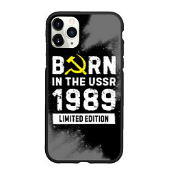 Чехол iPhone 11 Pro матовый Born In The USSR 1989 year Limited Edition