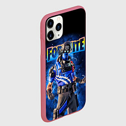 Чехол iPhone 11 Pro матовый Fortnite Carbon Commando Плутон Персонаж Видеоигра, цвет: 3D-малиновый — фото 2