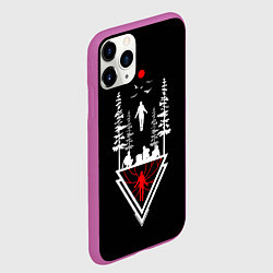 Чехол iPhone 11 Pro матовый Max vs Vecna, цвет: 3D-фиолетовый — фото 2