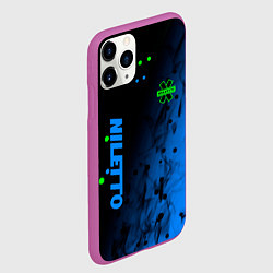Чехол iPhone 11 Pro матовый Niletto абстракция, цвет: 3D-фиолетовый — фото 2