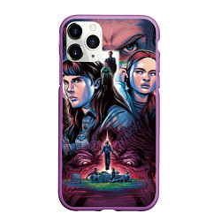 Чехол iPhone 11 Pro матовый Stranger Things 4 Векна и Все, цвет: 3D-фиолетовый