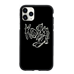 Чехол iPhone 11 Pro матовый KoЯn Korn рисунок, цвет: 3D-черный