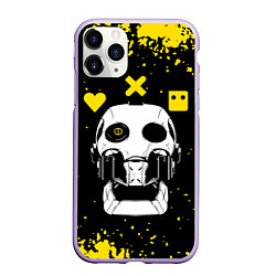 Чехол iPhone 11 Pro матовый Love Death and Robots Любовь Смерть и Роботы, цвет: 3D-светло-сиреневый