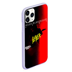 Чехол iPhone 11 Pro матовый Decade of Aggression - Slayer, цвет: 3D-светло-сиреневый — фото 2