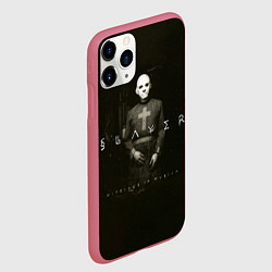 Чехол iPhone 11 Pro матовый Diabolus in Musica - Slayer, цвет: 3D-малиновый — фото 2
