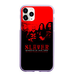 Чехол iPhone 11 Pro матовый Monsters Of Rock 1994 - Slayer, цвет: 3D-светло-сиреневый