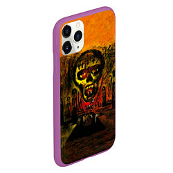 Чехол iPhone 11 Pro матовый Seasons In The Abyss - Slayer, цвет: 3D-фиолетовый — фото 2