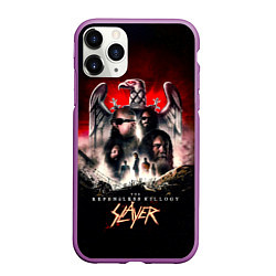 Чехол iPhone 11 Pro матовый Slayer: The Repentless Killogy, цвет: 3D-фиолетовый