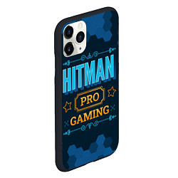 Чехол iPhone 11 Pro матовый Игра Hitman: PRO Gaming, цвет: 3D-черный — фото 2