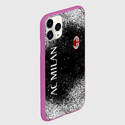 Чехол iPhone 11 Pro матовый Фк милан football, цвет: 3D-фиолетовый — фото 2
