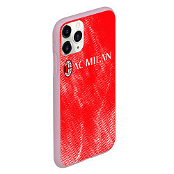 Чехол iPhone 11 Pro матовый Ac milan абстракция, цвет: 3D-розовый — фото 2