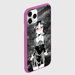 Чехол iPhone 11 Pro матовый Госпожа Кагуя, цвет: 3D-фиолетовый — фото 2