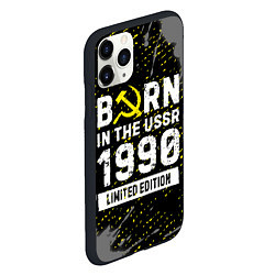 Чехол iPhone 11 Pro матовый Born In The USSR 1990 year Limited Edition, цвет: 3D-черный — фото 2