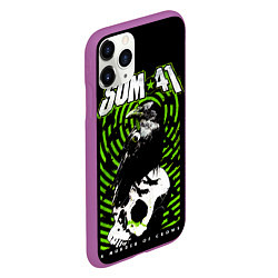 Чехол iPhone 11 Pro матовый A Murder of Crows - Sum 41, цвет: 3D-фиолетовый — фото 2