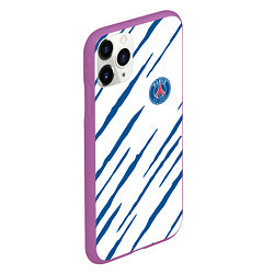 Чехол iPhone 11 Pro матовый Псж psg, цвет: 3D-фиолетовый — фото 2