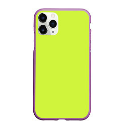 Чехол iPhone 11 Pro матовый Зеленый неон из фильма Барби, цвет: 3D-фиолетовый