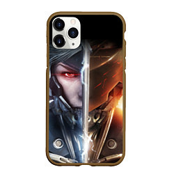 Чехол iPhone 11 Pro матовый METAL GEAR RISING САМУРАЙ