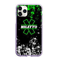 Чехол iPhone 11 Pro матовый Нилето niletto текстура воды, цвет: 3D-светло-сиреневый