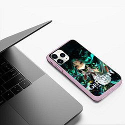 Чехол iPhone 11 Pro матовый Сяо-защитник якса, цвет: 3D-розовый — фото 2