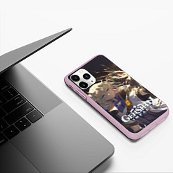 Чехол iPhone 11 Pro матовый Альбедо-главный алхимик, цвет: 3D-розовый — фото 2