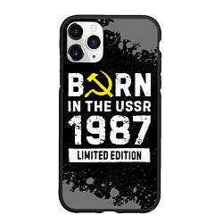 Чехол iPhone 11 Pro матовый Born In The USSR 1987 year Limited Edition