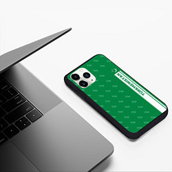 Чехол iPhone 11 Pro матовый Turkmenistan TM Турменистан, цвет: 3D-черный — фото 2