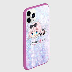 Чехол iPhone 11 Pro матовый В Любви как на войне - Госпожа Кагуя - Синомия, цвет: 3D-фиолетовый — фото 2