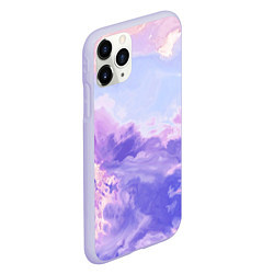 Чехол iPhone 11 Pro матовый Муссон Красок, цвет: 3D-светло-сиреневый — фото 2