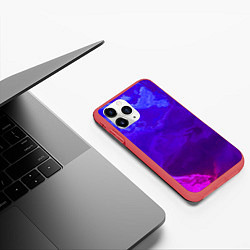 Чехол iPhone 11 Pro матовый Циклон Красок, цвет: 3D-красный — фото 2