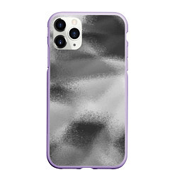 Чехол iPhone 11 Pro матовый В серых тонах абстрактный узор gray abstract patte