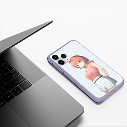 Чехол iPhone 11 Pro матовый Iroha Isshiki OreGairu, цвет: 3D-светло-сиреневый — фото 2