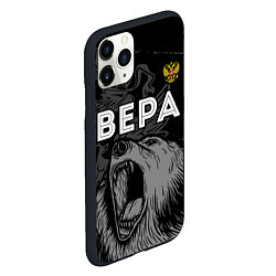 Чехол iPhone 11 Pro матовый Вера Россия Медведь, цвет: 3D-черный — фото 2