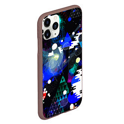 Чехол iPhone 11 Pro матовый Avant-garde futuristic composition, цвет: 3D-коричневый — фото 2