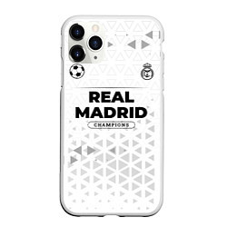 Чехол iPhone 11 Pro матовый Real Madrid Champions Униформа