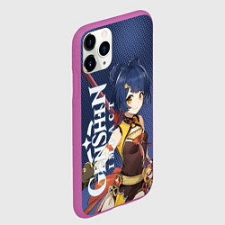 Чехол iPhone 11 Pro матовый Сян Лин - девочка повар, цвет: 3D-фиолетовый — фото 2