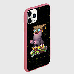 Чехол iPhone 11 Pro матовый My singing Monsters - Чародейчик, цвет: 3D-малиновый — фото 2