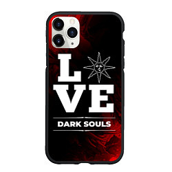 Чехол iPhone 11 Pro матовый Dark Souls Love Классика