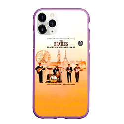 Чехол iPhone 11 Pro матовый The Beatles Blackpool And Paris 1964-65, цвет: 3D-фиолетовый