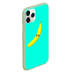 Чехол iPhone 11 Pro матовый Я - банан, цвет: 3D-салатовый — фото 2