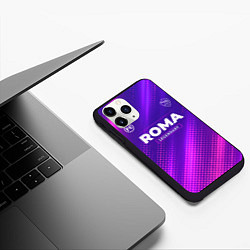 Чехол iPhone 11 Pro матовый Roma Legendary Sport Grunge, цвет: 3D-черный — фото 2