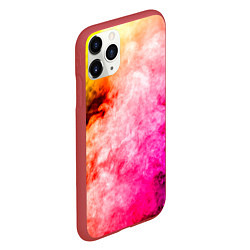 Чехол iPhone 11 Pro матовый Взрыв Красок I Дым, цвет: 3D-красный — фото 2