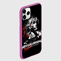Чехол iPhone 11 Pro матовый Metal Gear Rising - game hero, цвет: 3D-фиолетовый — фото 2